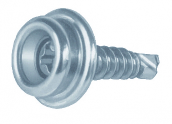 Durable Dot Unterteil mit Edelstahlschraube selbstschneidend