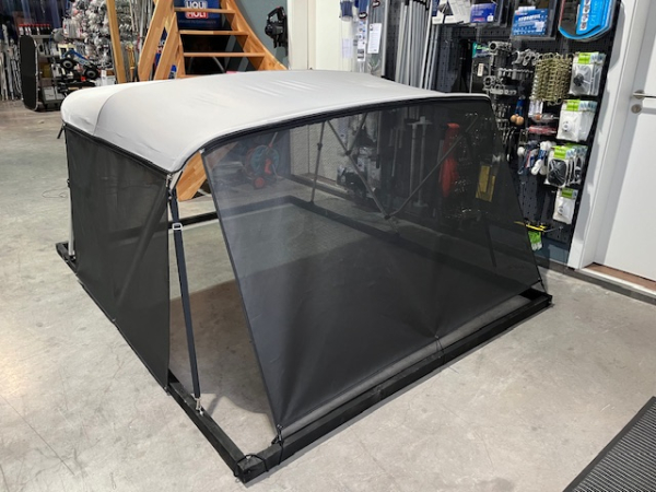 3 Stangen Bimini Top Deluxe Alu 170-182cm Breite