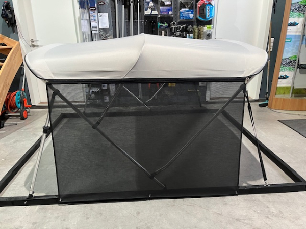 3 Stangen Bimini Top Deluxe Alu 137-152cm Breite