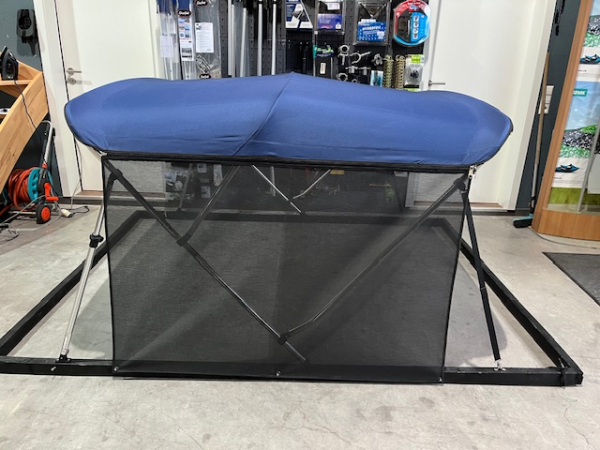 3 Stangen Bimini Top Deluxe Alu 215-228cm Breite