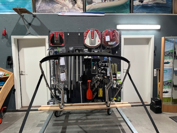 Bimini für Geräteträger "Schlauchboot" Stoff aus Sunbrella