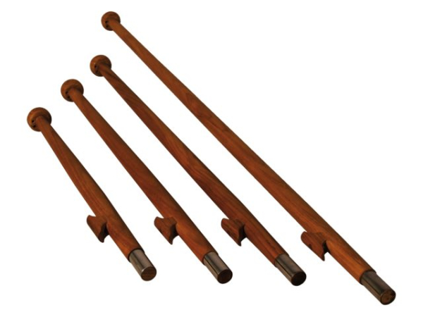 Flaggenstock aus Teak 90cm Länge