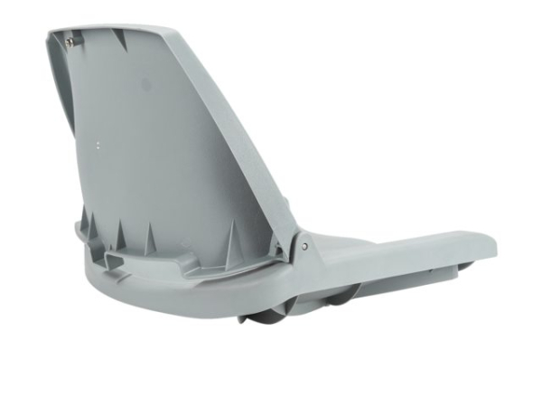 Bootssitz 37x52x46cm Farbe grau Klappsitz Steuerstuhl Bootsstuhl