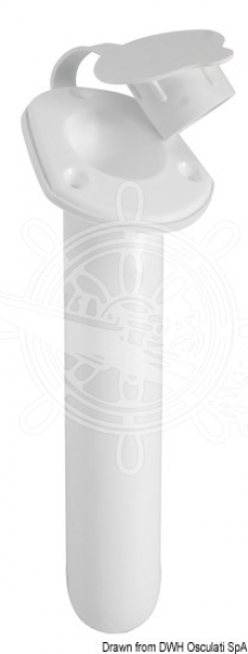 Angelrutenhalter zum Einbau, geneigt