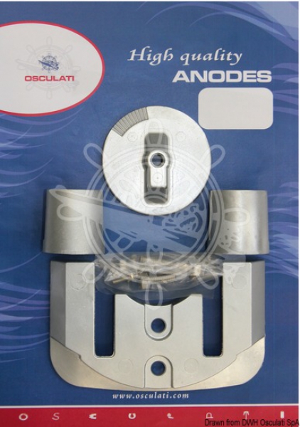 Anoden-Set für Mercruiser Bravo II und BRavo III Aluminium