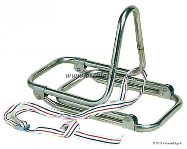 Klappleiter für Schlauchboote Edelstahl