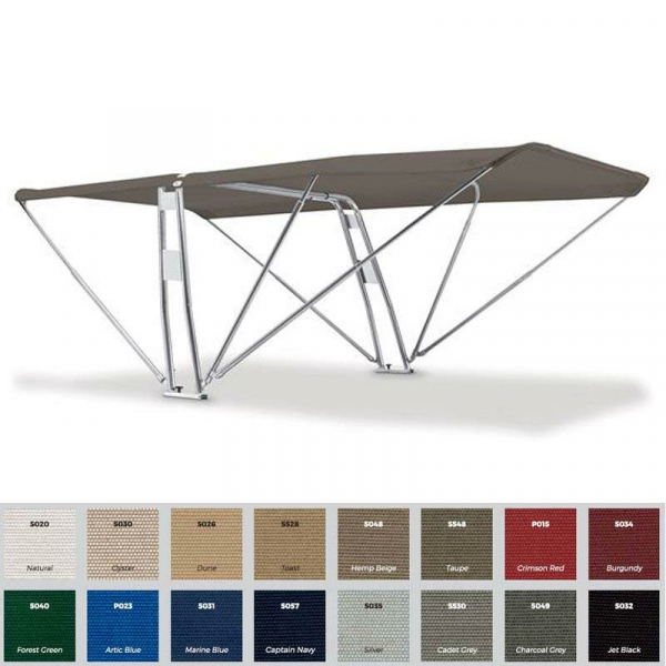 Bimini Top Vorne und hinten + Geräteträger