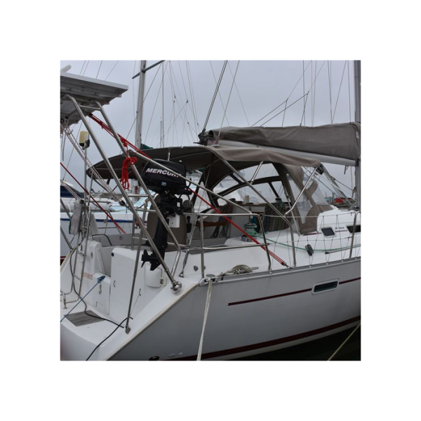 3-Stangen Bimini Top Segelboot
