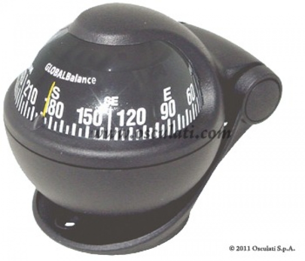 DANFORTH Kompass mit Fußkonsole, Rose abnehmbar