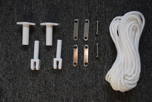 3 Stangen Bimini Top Light 160-170cm Breite 115cm Höhe