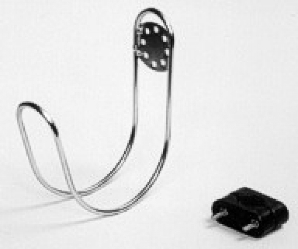 Halter als Drahtbügel