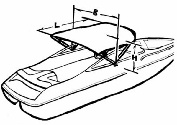 Installation und Vermessung Bimini Tops (dieser Artikel ist nicht bestellbar)