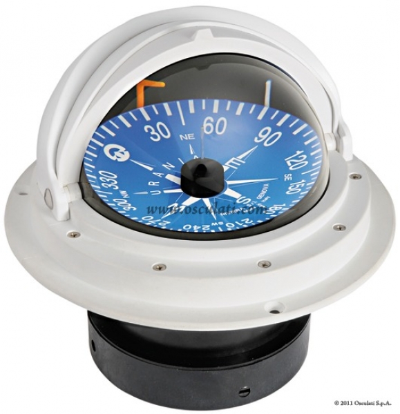 Einbaumodell Rose mit Draufsicht Gehäuse weiß Farbe Rose schwarz