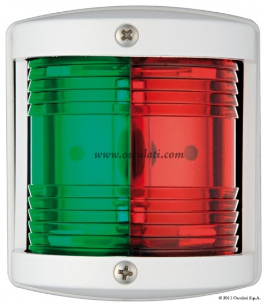 Navigationslichter Serie UTILITY 77 Gehäuse weiss Typ 225° Zweifarbig