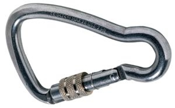 Spezialkarabiner ohne Kausch Edelstahl Länge 80mm