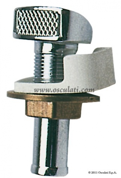 Tanklüfter aus verchromten Messing 20 mm Schlauchanschluss