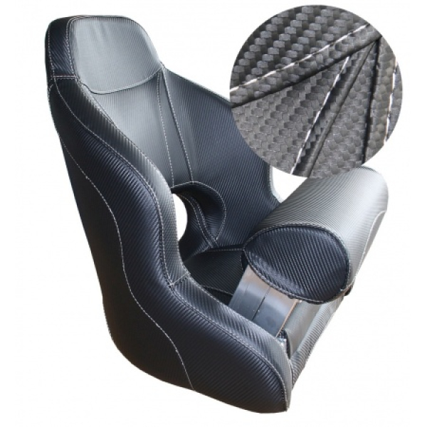 Bootssitz Farbe schwarz mit Flip-Up Funktion