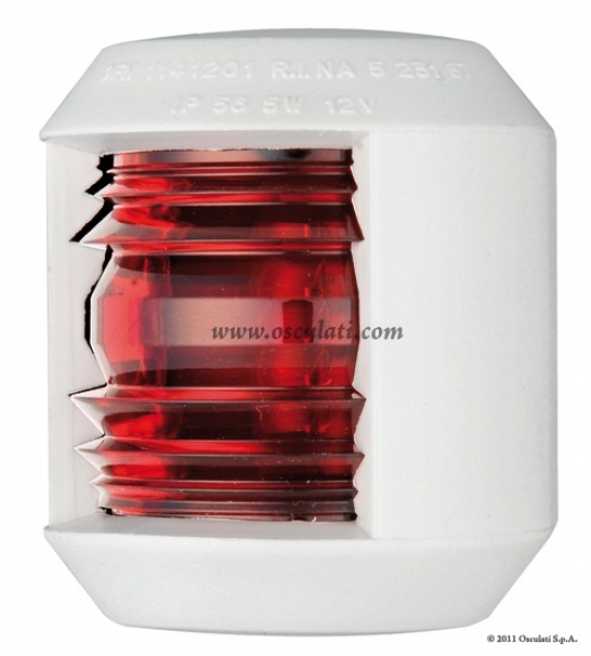 Navigationslichter "UTILITY Compact" Gehäuse weiß 112,5° links