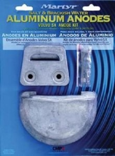 Volvo SX Drive Kit Anode Aluminium