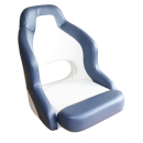 Bootssitz Farbe blau/naturweiß mit Flip-Up Funktion